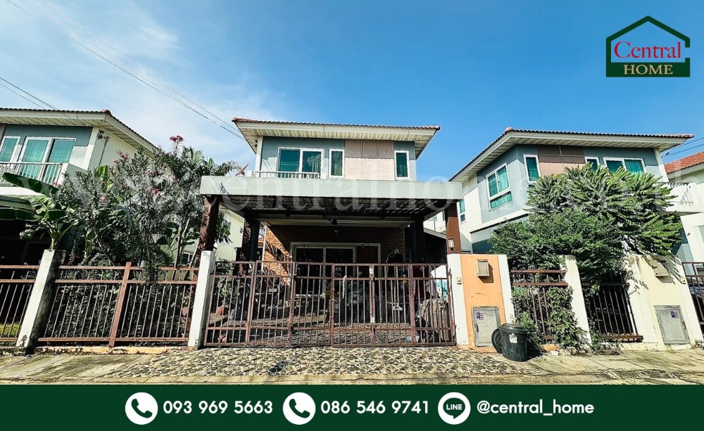 For SaleHousePathum Thani,Rangsit, Thammasat : Twin house Supalai Ville Rangsit Klong Luang - Klong 2, cheapest price