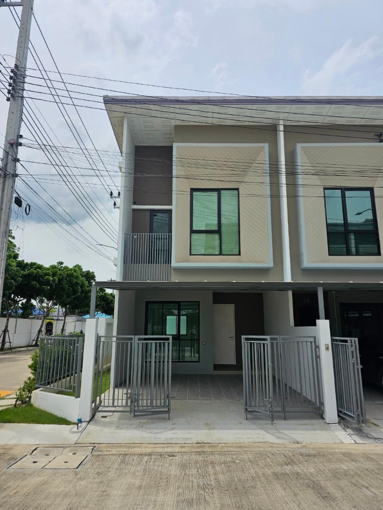 ให้เช่าทาวน์เฮ้าส์/ทาวน์โฮมลาดกระบัง สุวรรณภูมิ : 🏡🌈FOR RENT>> TimeHome 62 >> ทาวน์โฮม 2 ชั้น หลังริม⭐️3 ห้องนอน เงียบสงบ ด้านหลังต่อเติมแล้ว ไม่เคยปล่อยเช่า #LV-MO903