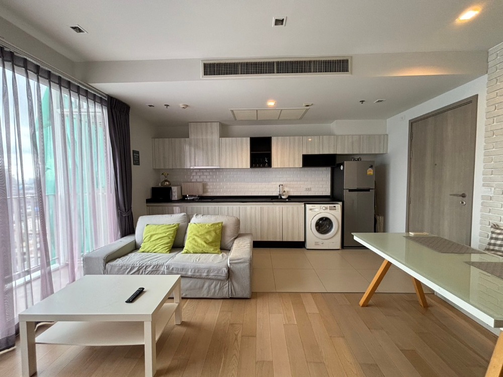 For RentCondoSukhumvit, Asoke, Thonglor : For rent!! HQ Thonglor, good location, 1 bedroom, fully furnished, high floor, unblocked view, ready to move in