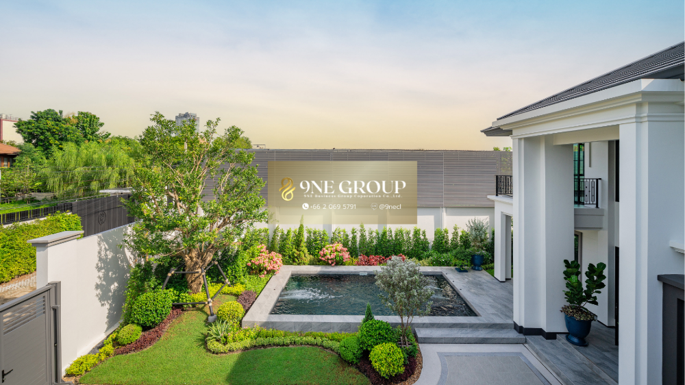 For SaleHouseRama9, Petchburi, RCA : For Sale !! Exclusive Private Pool Residence in the Heart of Rama 9