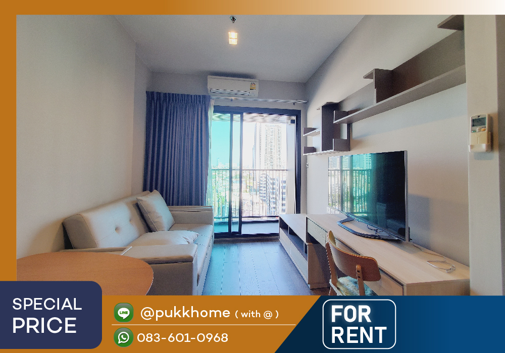 For RentCondoLadprao, Central Ladprao : Whizdom avenue ratchada-ladprao ✨ 1 bedroom, fully furnished, rent only 17,000 📞 Line:@pukkhome (with @ )