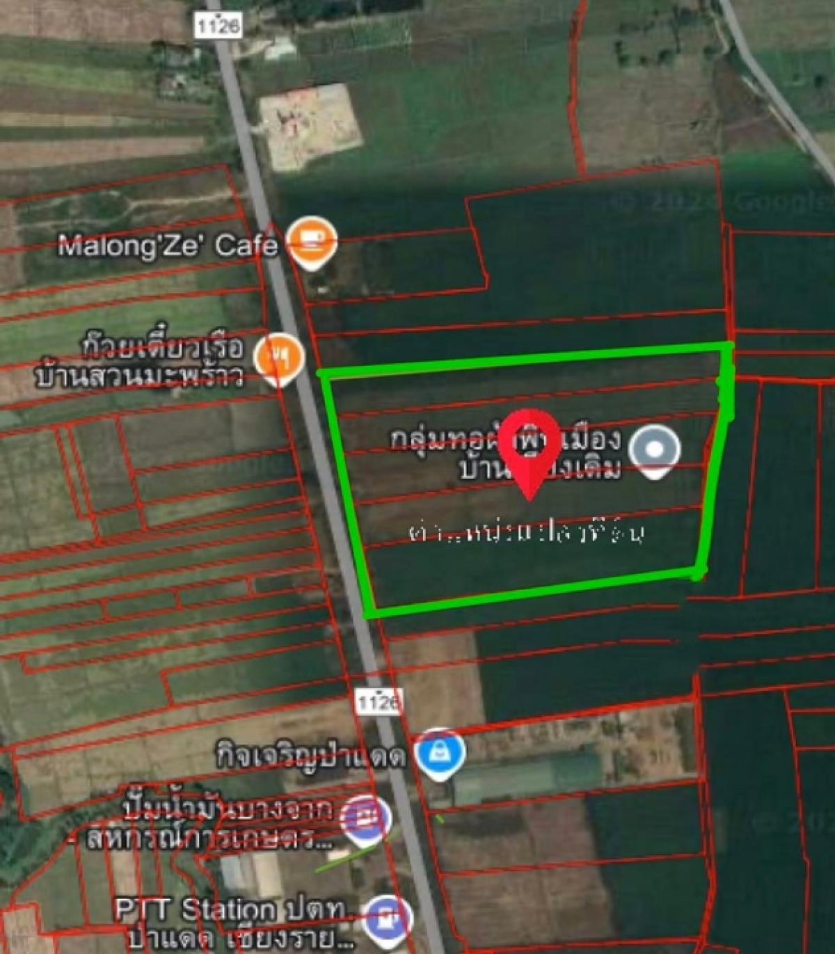 For SaleLandChiang Rai : 🧲New prime location land plot, next to the Belt - Pa Daet road (near R3A road and the Den Chai - Chiang Khong dual-track railway / connecting Thailand - Laos and China)