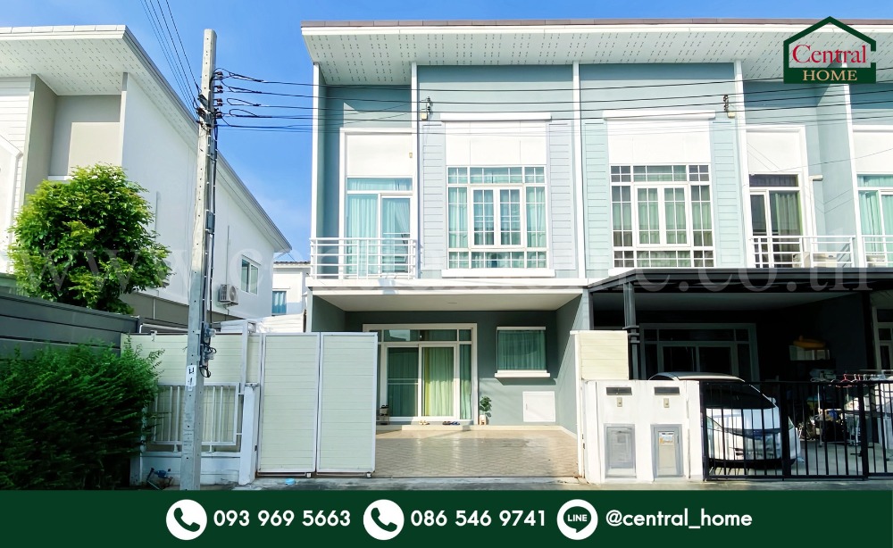 For SaleTownhouseVipawadee, Don Mueang, Lak Si : Townhome Gusto Don Mueang - Songprapa, corner house, fully furnished