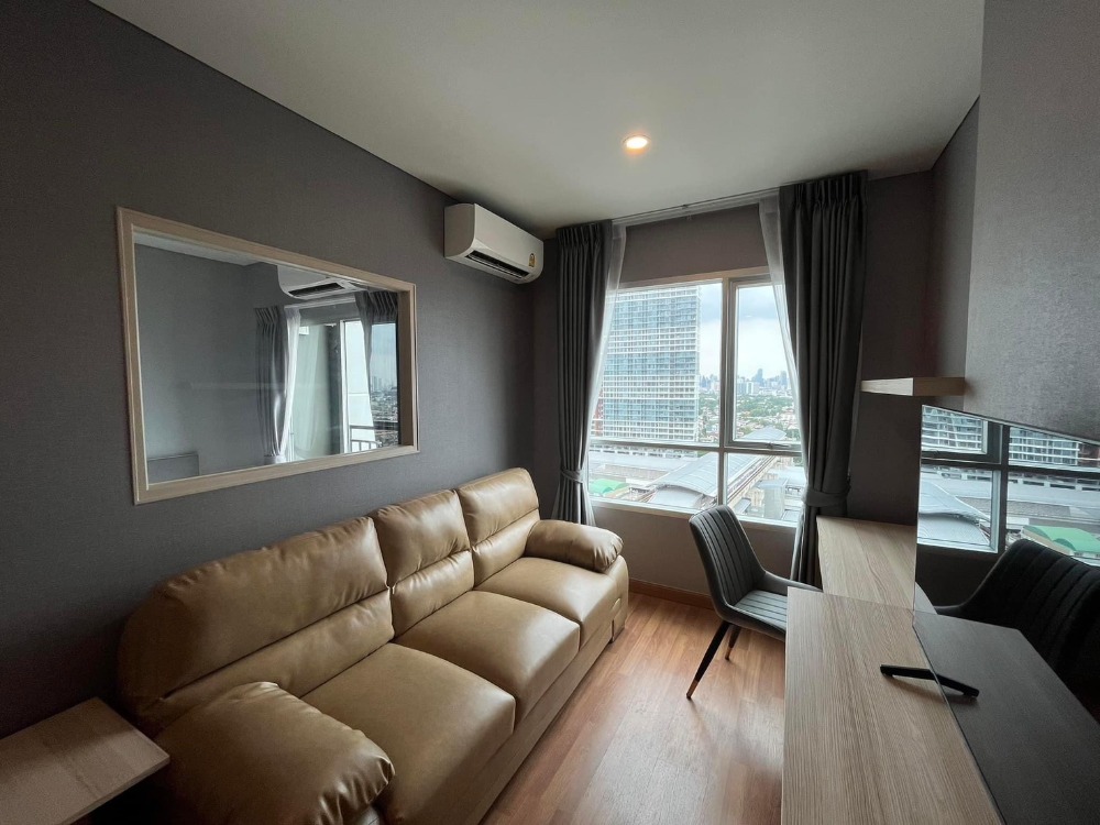 For RentCondoBang Sue, Wong Sawang, Tao Pun : Condo for rent: Lumpini Place Tao Poon - Interchange, near MRT Tao Poon, large room, 33 sq m., 21st floor, ready to move in