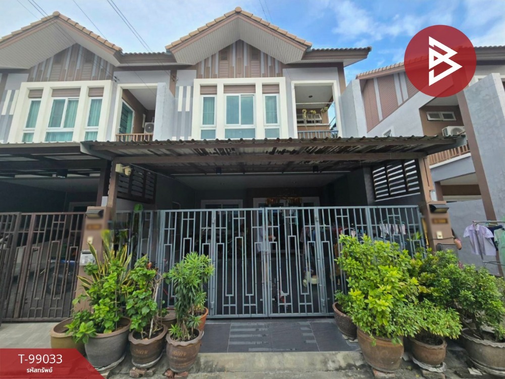 For SaleTownhouseRathburana, Suksawat : Townhouse for sale, Sukniwet Village 7, Pracha Uthit 75, Thung Khru, Bangkok