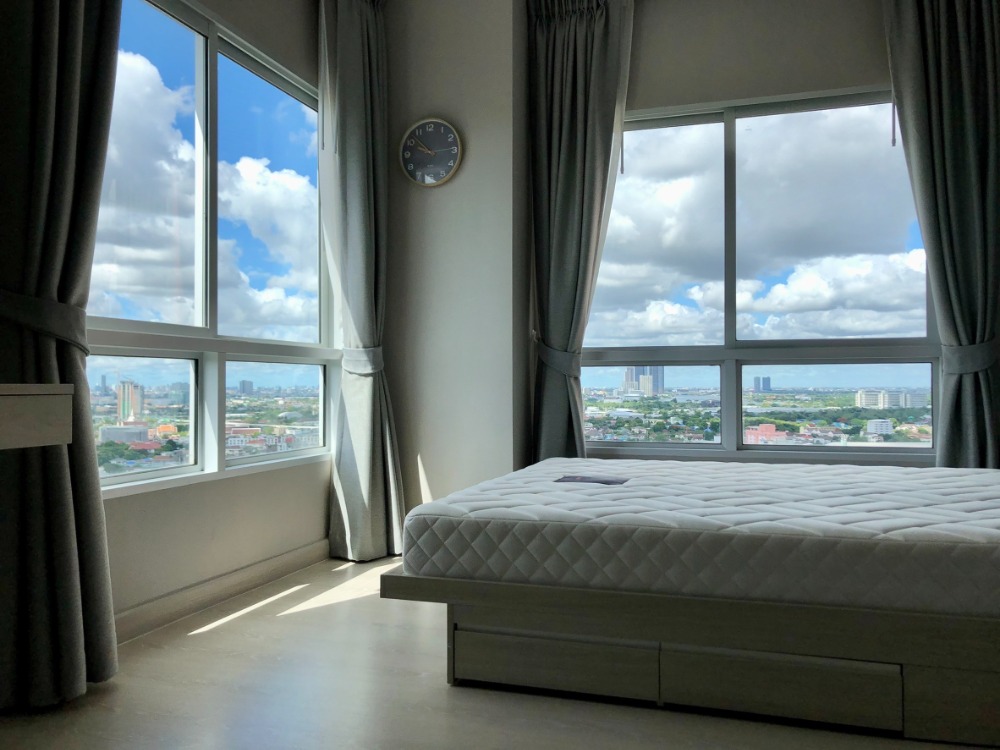 For RentCondoChaengwatana, Muangthong : Niche ID Pakkret 👉For rent 8,000, corner room, spacious room 30 sq m. 👉With complete electrical appliances 👉Near Suankularb School