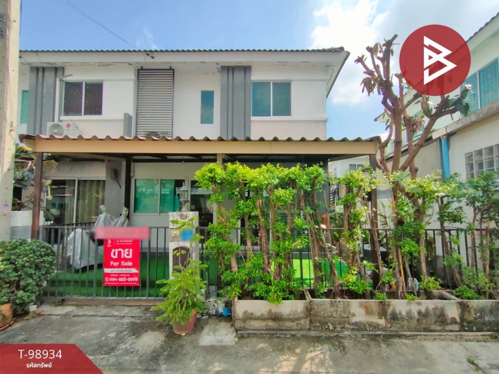 For SaleTownhouseRathburana, Suksawat : Townhouse for sale, Pruksa Village 82, Pracha Uthit-Rama 2, Samut Prakan, ready to move in