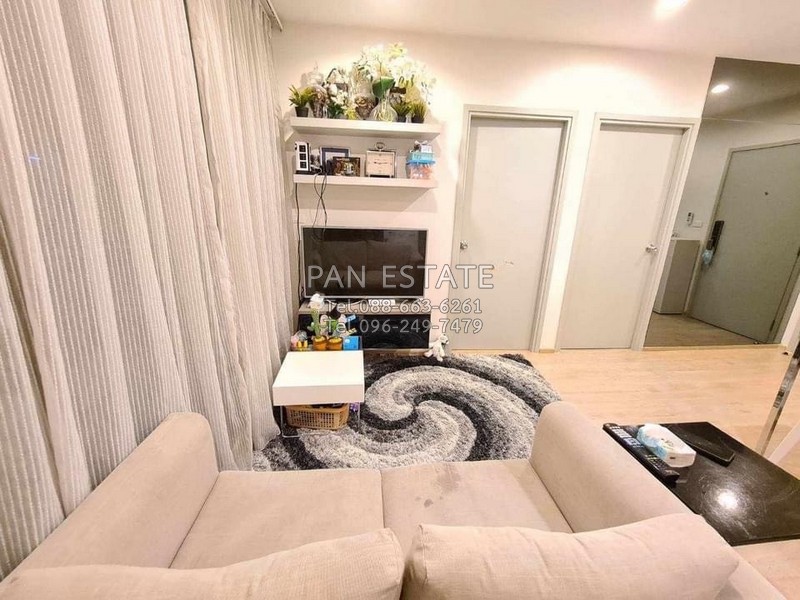 For RentCondoThaphra, Talat Phlu, Wutthakat : 67C241-013-1B Condo for rent IDEO Sathorn Thapra near BTS Pho Nimit corner room size 50 sq m