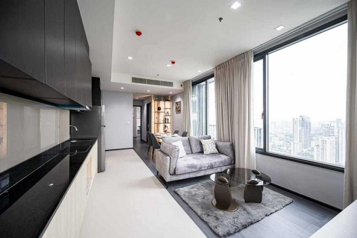 For RentCondoSukhumvit, Asoke, Thonglor : Condo for rent: Edge Sukhumvit 23 (edge ​​sukhumvit 23) BTS Asoke-MRT Sukhumvit | Large room, beautiful view, complete furniture and appliances