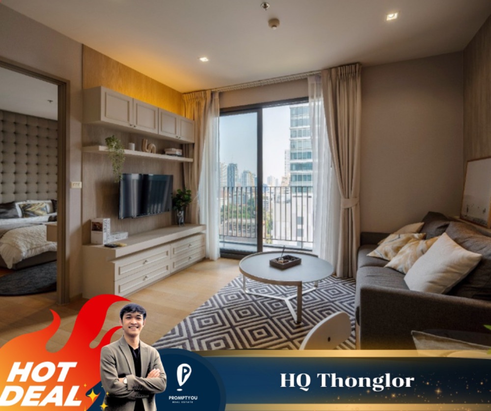 For SaleCondoSukhumvit, Asoke, Thonglor : 🔥For Sale🔥 “HQ Thonglor” Newly renovated room, beautifully decorated, ready to move in //For more information, contact Lineofficial:@promptyou5