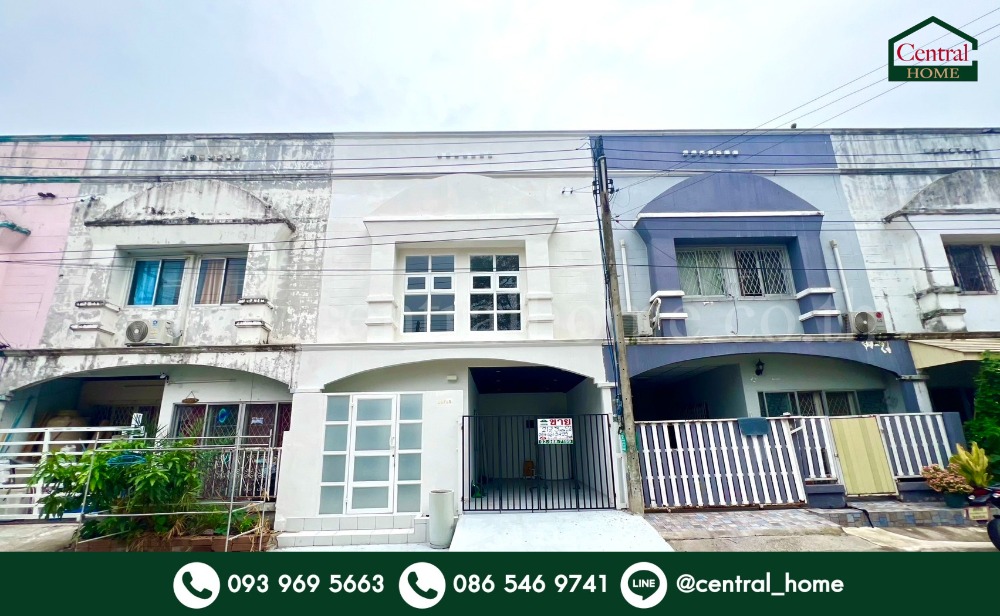 For RentTownhousePathum Thani,Rangsit, Thammasat : Townhouse for rent, Rangsit Garden Ville Village, Khlong 4