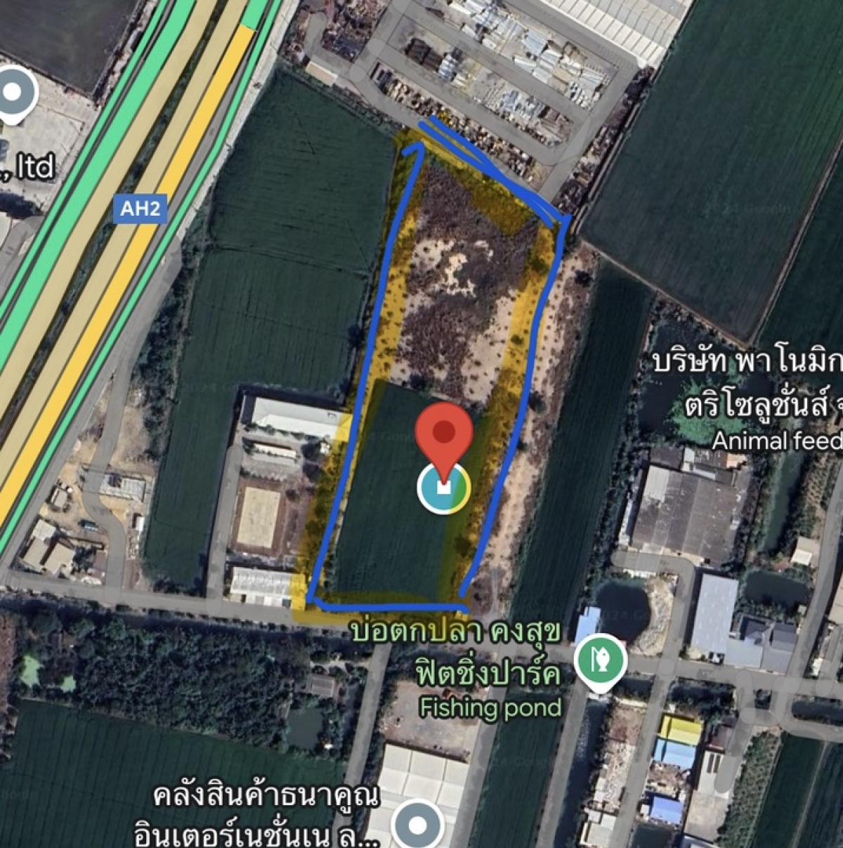 For SaleLandPathum Thani,Rangsit, Thammasat : Land for sale, 13 rai, beautiful plot, Lat Lum Kaeo