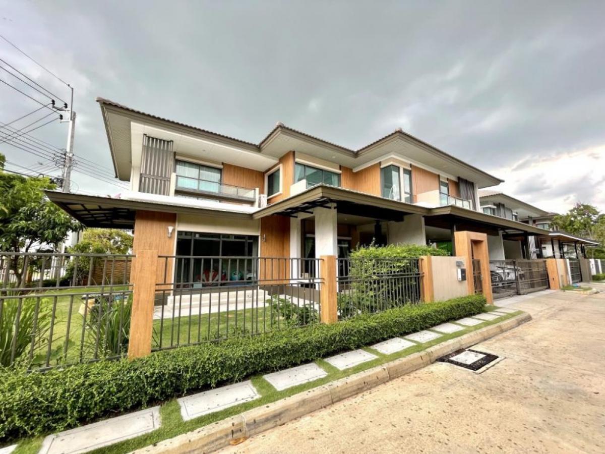 ให้เช่าบ้านนนทบุรี บางใหญ่ บางบัวทอง : 🏡 Burasiri Ratchaphruek 345 for rent🏡•Luxurious detached house in the city center