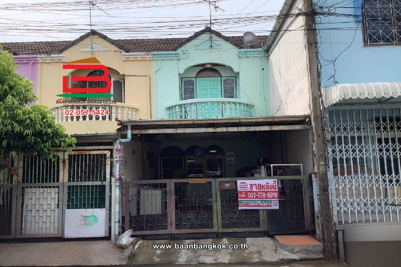 For SaleTownhouseNawamin, Ramindra : Townhouse, Ammarin Niwet Village 3, Plan 3 (Soi Sai Mai 20), area 16 square wah, near AC Sai Mai Market, Phahon Yothin Road, Sai Mai Subdistrict, Bang Khen District, Bangkok