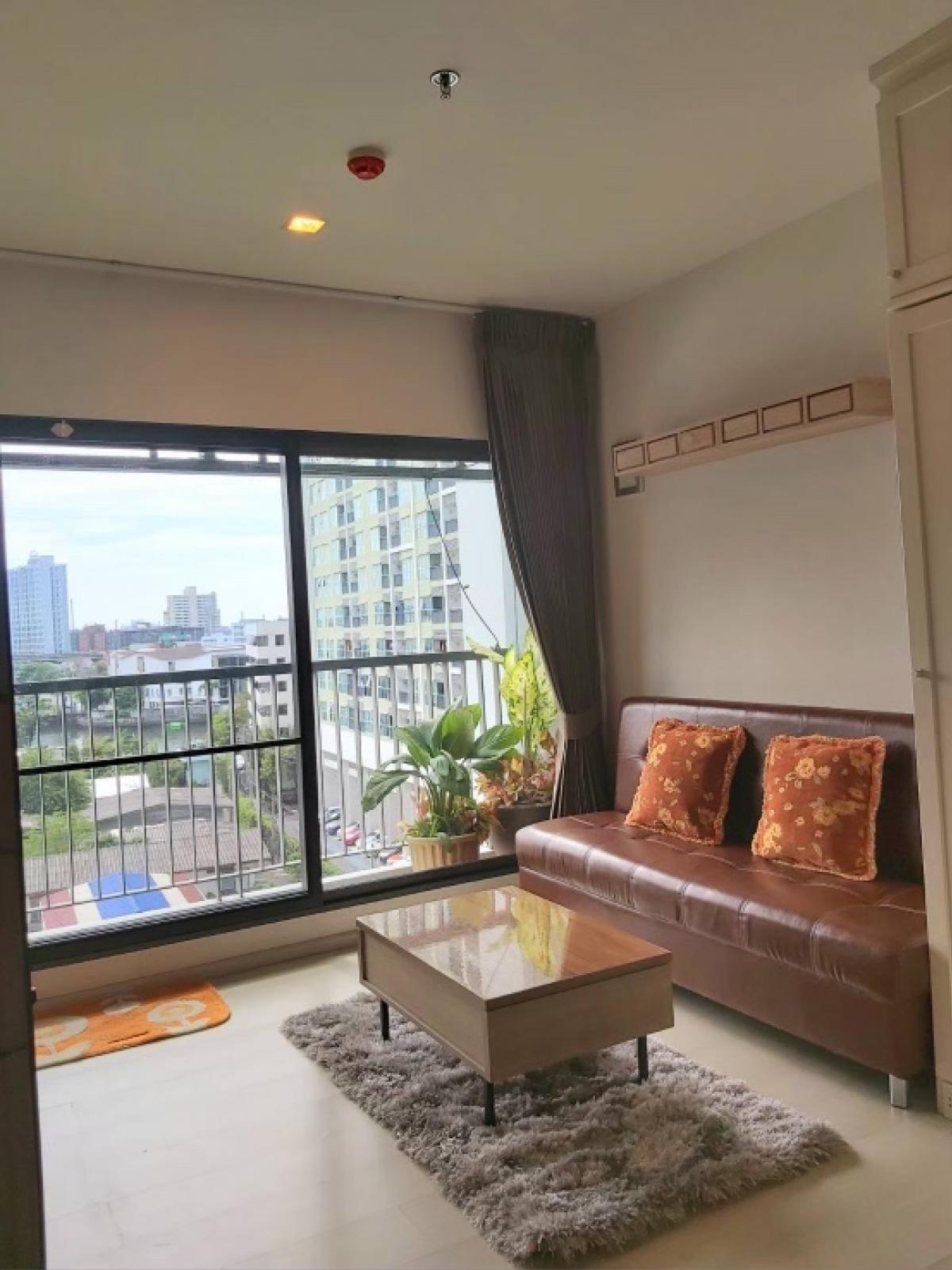 For RentCondoOnnut, Udomsuk : 🟡Ready to move in 28-30 Nov•🟡🍀🍀 Life Sukhumvit 48🍀🍀BTS🚇Phra Khanong🍀1-bedroom, 1 extra large living room🍀Room area: 39 sq m.🍀5th floor, Unblocked view