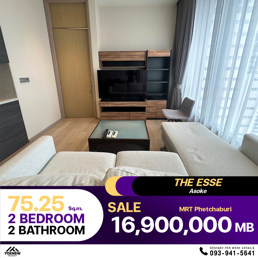 For RentCondoSukhumvit, Asoke, Thonglor : Newly launched, high floor, great view, fully furnished with curtains, refrigerator, and wallpaper, everything is ready at The Clover Thonglor, rent at a very cute price!