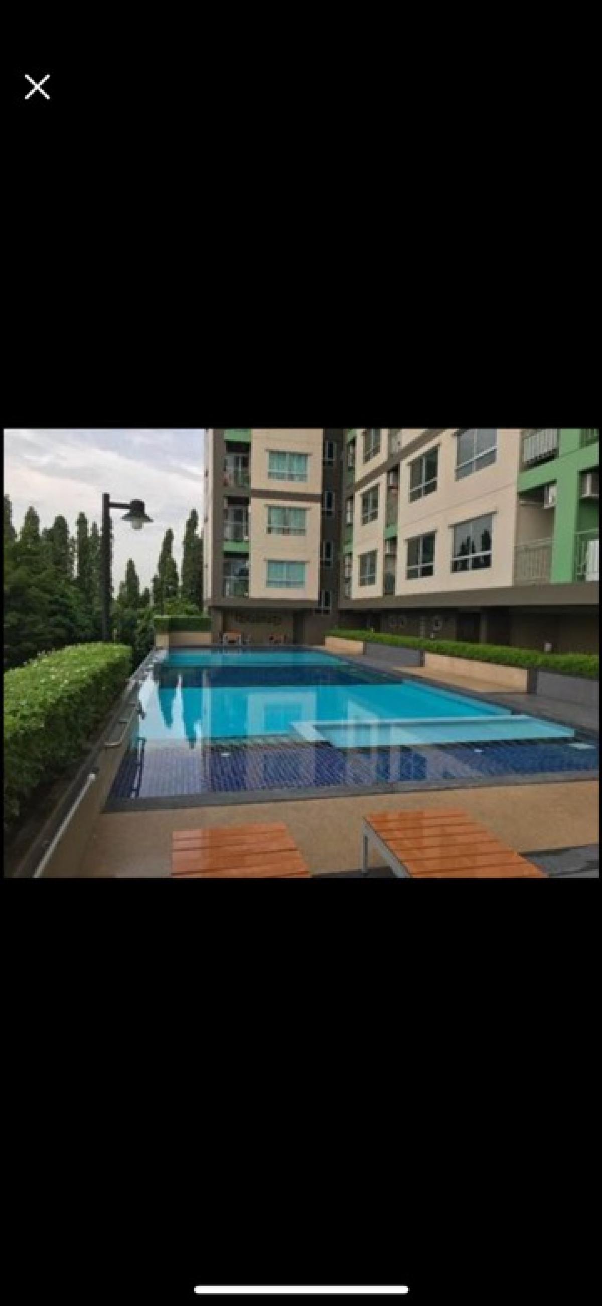 For SaleCondoSamut Prakan,Samrong : Selling at a loss, very cheap, 1.05 million baht, 22.71 sq m., with tenants, investment, appraised price 1.3 million baht, installments cheaper than renting, Lumpini Ville Condo, Sukhumvit 76, Bearing Station, Building D, 8th floor