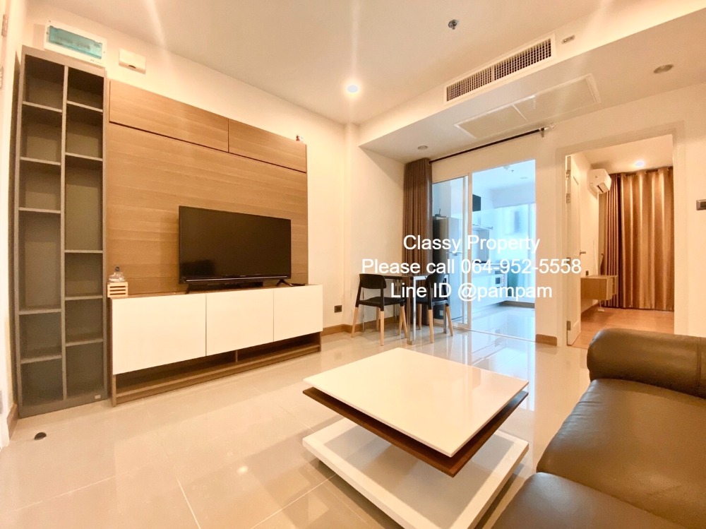 For RentCondoRama9, Petchburi, RCA : *** Condo for rent : Supalai Wellington2  1 Bedroom Nice decorated Fully furnished  near MRT Cultural Center ***