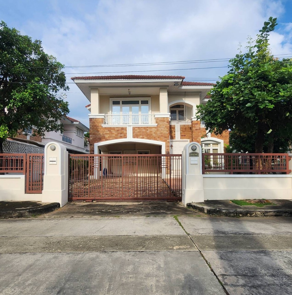 For RentHouseSamut Prakan,Samrong : For rent: 2-storey detached house, Nunthawan Srinakarin Village (Nunthawan Srinakarin)