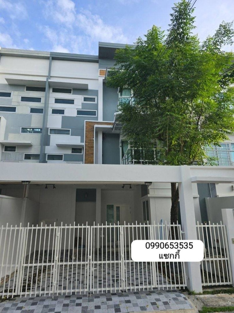 For RentTownhousePattanakan, Srinakarin : ⚡ For rent, 3-storey townhouse, Le Nextra Srinakarin Village, near BTS, size 30 sq m. ⚡