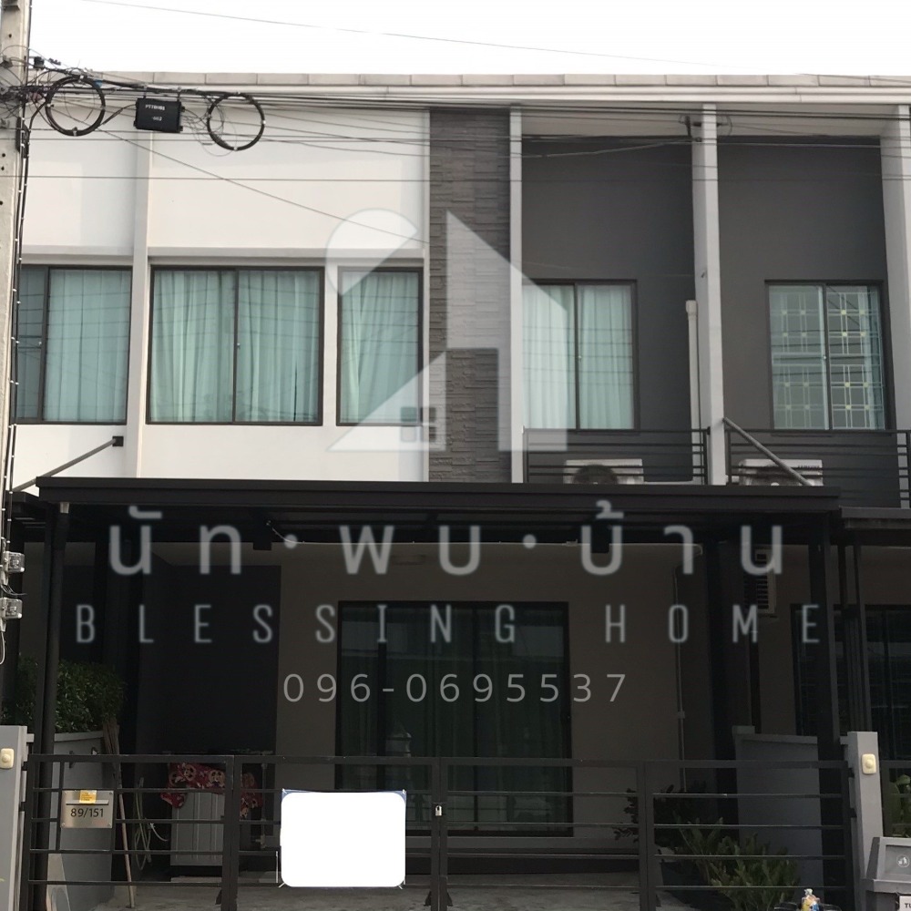 For RentHousePathum Thani,Rangsit, Thammasat : House for rent, Pleno Town, Phahon Yothin-Vibhavadi, near Future Rangsit