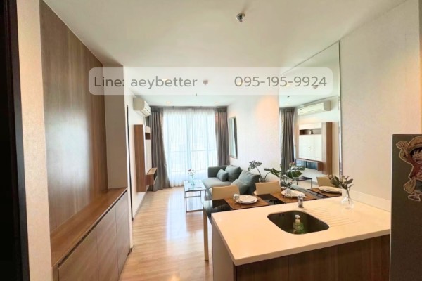 ให้เช่าคอนโดสาทร นราธิวาส : For Rent Condo Rhythm Sathorn area 45 sqm 24K per month Fully Furnished