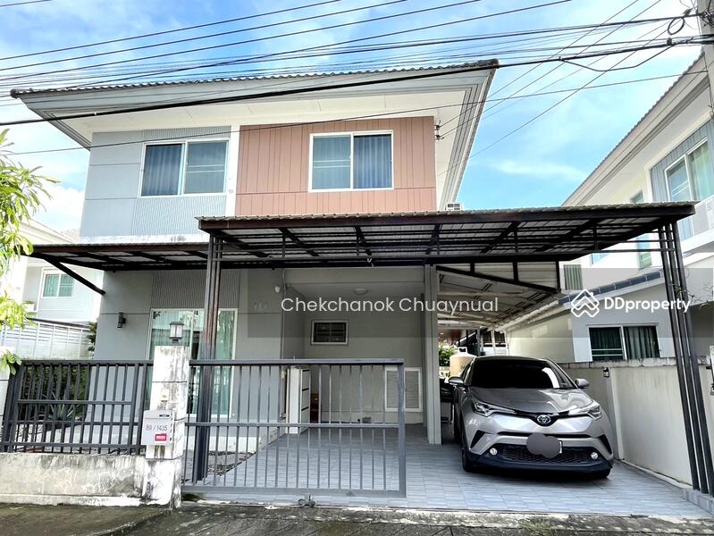 For SaleHouseNonthaburi, Bang Yai, Bangbuathong : Single house for sale, Bang Yai, Soi Phra Non, 42 sq m, 3 bedrooms, 2 bathrooms, 2 parking spaces, Perfect Park Village, 3.89 million baht.