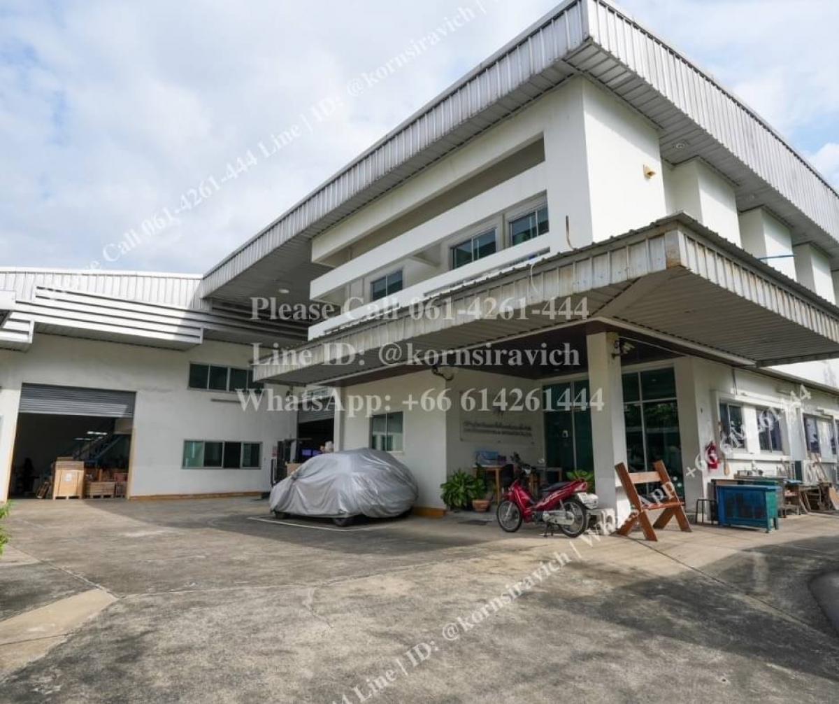 For RentFactoryNonthaburi, Bang Yai, Bangbuathong : Factory for rent, 1,000 square meters, with Factory Certificate 4, can apply to operate a factory, produce machinery, etc., located in Bangkok Nonthaburi (Tiwanon), Nonthaburi Province.