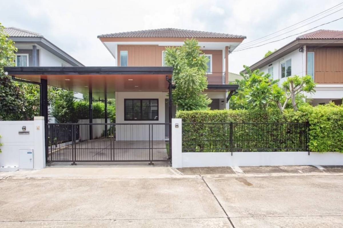 For SaleHousePathum Thani,Rangsit, Thammasat : Beautiful detached house for sale, Pruklada Village 3, Lam Luk Ka Khlong Si