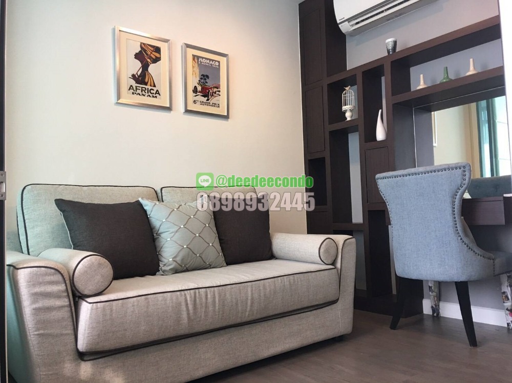 For RentCondoRama9, Petchburi, RCA : Rent 1Bed 1bath 32sqm A space ID Asoke Ratchada Condo 15000baht