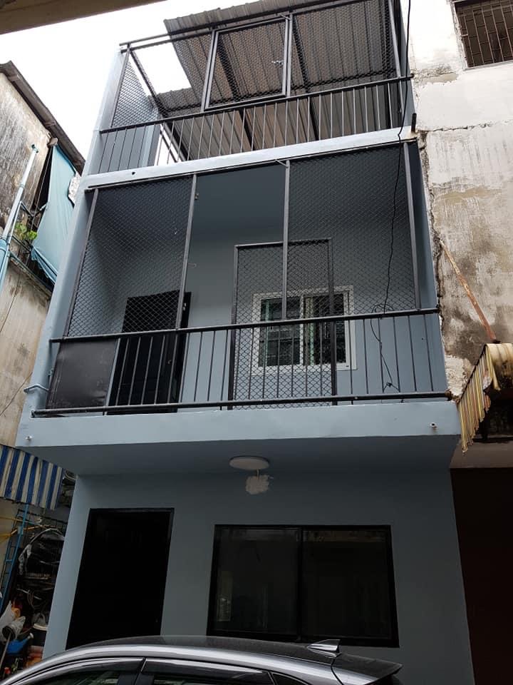 For SaleTownhouseRama3 (Riverside),Satupadit : For sale: 3-storey townhouse, renovated throughout, Nakorn Luang Village 1, Soi Amorn, Nang Linchi Road