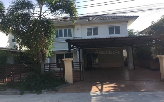 For RentHouseNonthaburi, Bang Yai, Bangbuathong : House for rent in Ratchaphruek area, single house for rent, Casa Ville Ratchaphruek-Rattanathibet 2, house with furniture, near Denla International School