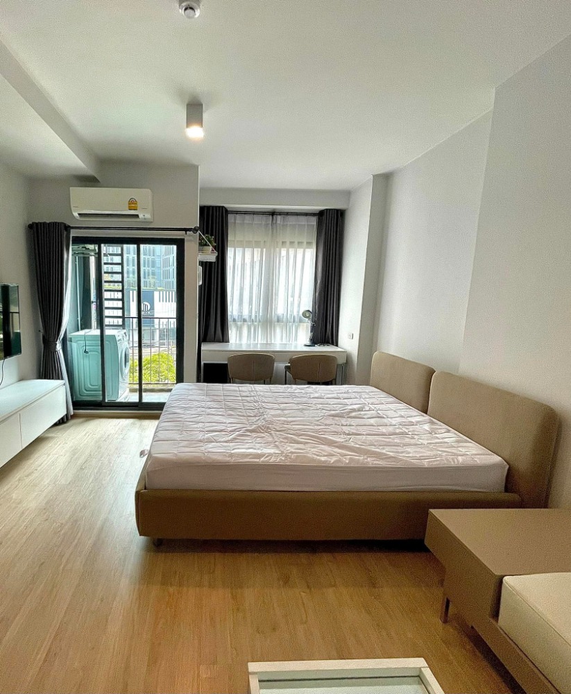 For RentCondoRama9, Petchburi, RCA : 🎉FOR RENT>> I Deo New Rama9>> 🎊Studio room, 7th floor, separate kitchen, south-facing room, facing the main road #LV-MO921