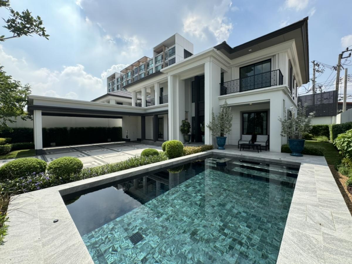 ขายบ้านเลียบทางด่วนรามอินทรา : Selling : Ultra Luxury Pool Villa in Ramintra  , 425  sqm , 160 sqw , 5 Beds 6 Bath , 4 Storeys 🔥🔥Selling Price : 49,000,000 THB 🔥🔥𝗪𝗲 𝗮𝗿𝗲 𝗝𝘂𝘇𝗺𝗮𝘁𝗰𝗵 𝗣𝗮𝗿𝘁𝗻𝗲𝗿 , 𝗪𝗶𝗹𝗹 𝗵𝗲𝗹𝗽 𝘆𝗼𝘂 𝘁𝗼 𝗴𝗲𝘁 𝘁𝗵𝗲 𝗵𝗼𝘂𝘀𝗲 𝗲𝗮𝗿𝗹𝗶𝗲𝗿 ✌🏻𝗠𝗼𝗿𝗲 𝗜𝗻𝗳𝗼𝗿𝗺𝗮𝘁𝗶𝗼𝗻 𝗙𝗼𝗿 𝗟𝗶𝘃𝗶𝗻𝗴 𝗮𝗻𝗱 𝗜𝗻𝘃𝗲𝘀𝘁𝗺𝗲𝗻𝘁📱Tel : (+66) 06