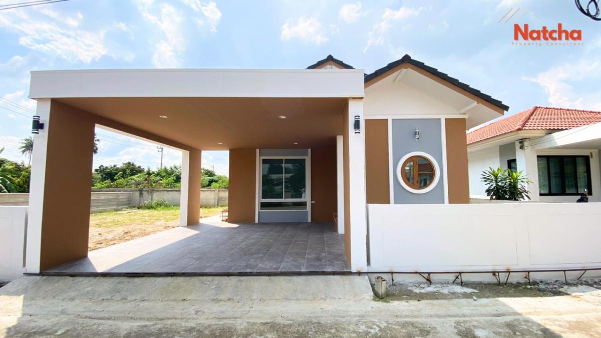 For SaleHouseNakhon Pathom : Single house for sale, 9 Sap Villa Project, Sam Kwai Phueak Subdistrict, Nakhon Pathom Province, Muji style single house