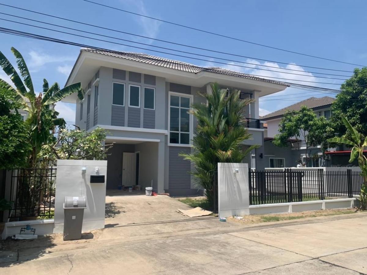 For SaleHouseNonthaburi, Bang Yai, Bangbuathong : 😍 Selling a house at Pruksa Village 31, The Season, Kanchanaphisek-Bang Yai, 2-storey detached house, cheap price 😍