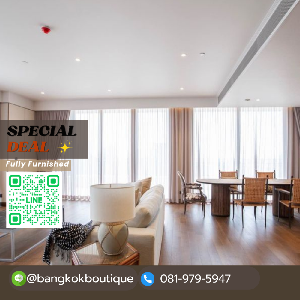 ให้เช่าคอนโดวิทยุ ชิดลม หลังสวน : 🔥For rent Muniq Langsuan Penthouse 3bedroom 4bathroom