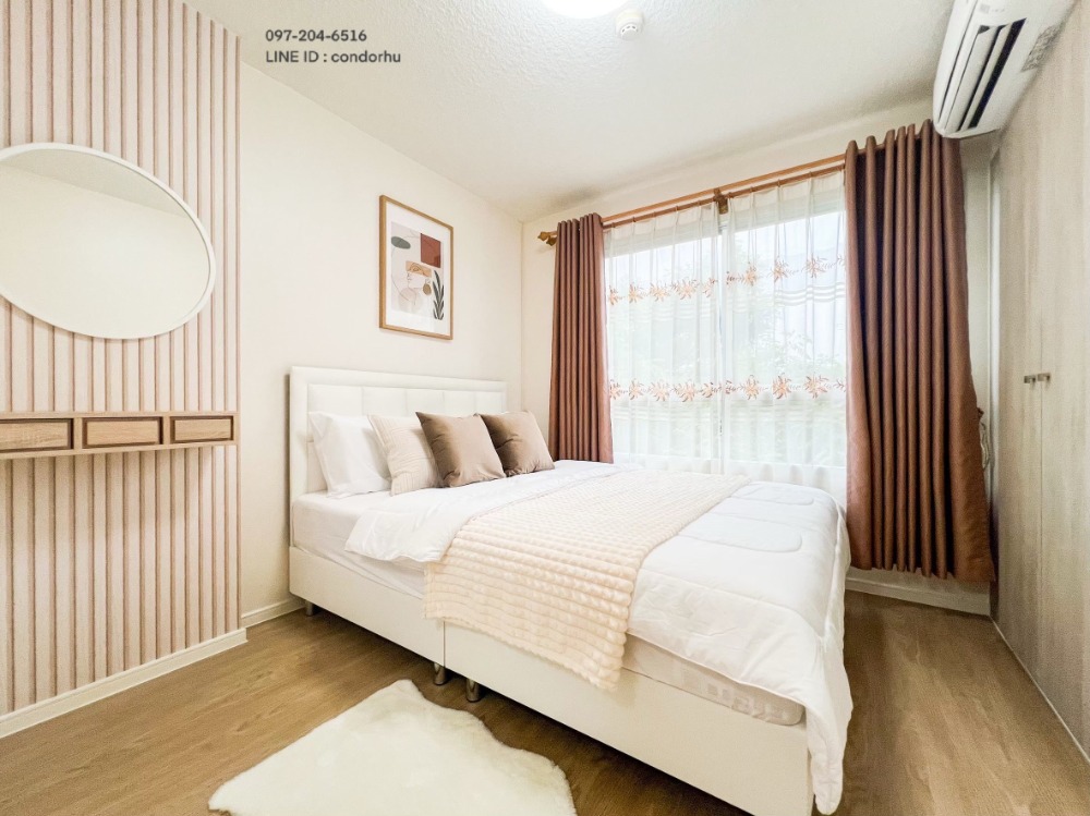 For SaleCondoLadkrabang, Suwannaphum Airport : 📣Lumpini Ville On Nut - Lat Krabang 2, a condo with a good location, convenient transportation, with complete facilities, beautifully decorated in a minimalist style, very warm and comfortable, fully furnished, ready to move in immediately💖