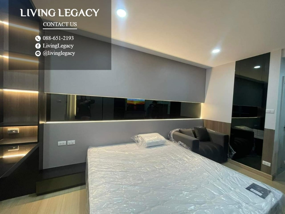 For RentCondoRamkhamhaeng, Hua Mak : SJBZCH Condo for rent Supalai Veranda Ramkhamhaeng 28 sq m. 7th floor line id : @livinglegacy tel : 088-651-2193