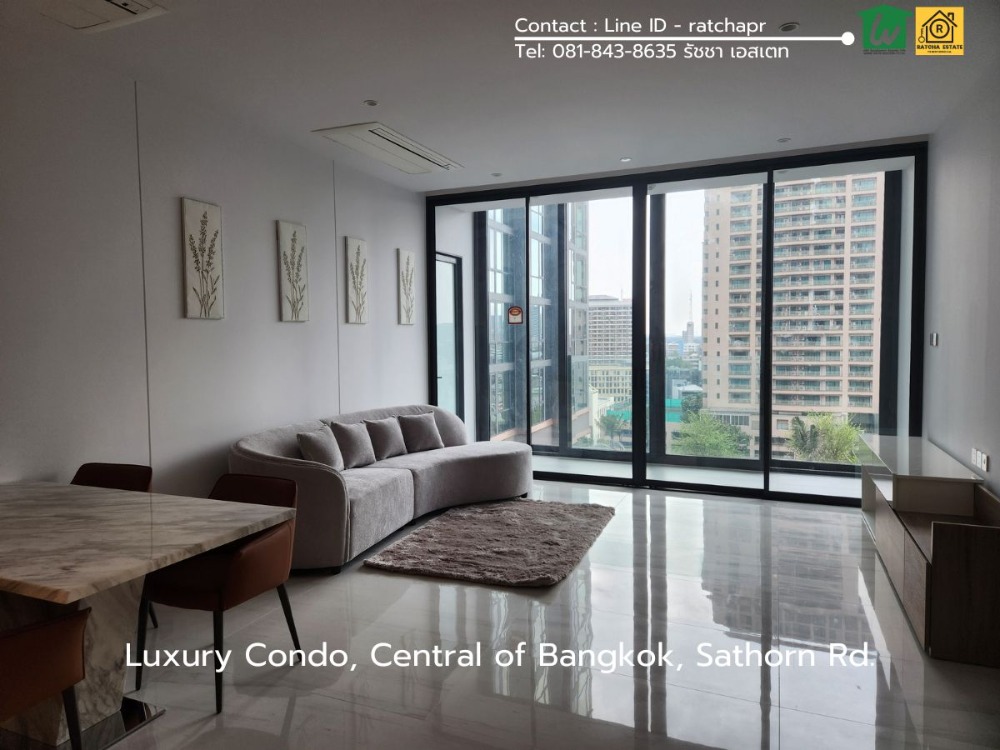 ให้เช่าคอนโดสาทร นราธิวาส : Prime Location Luxury Condo for Rent: Supalai Icon Sathorn