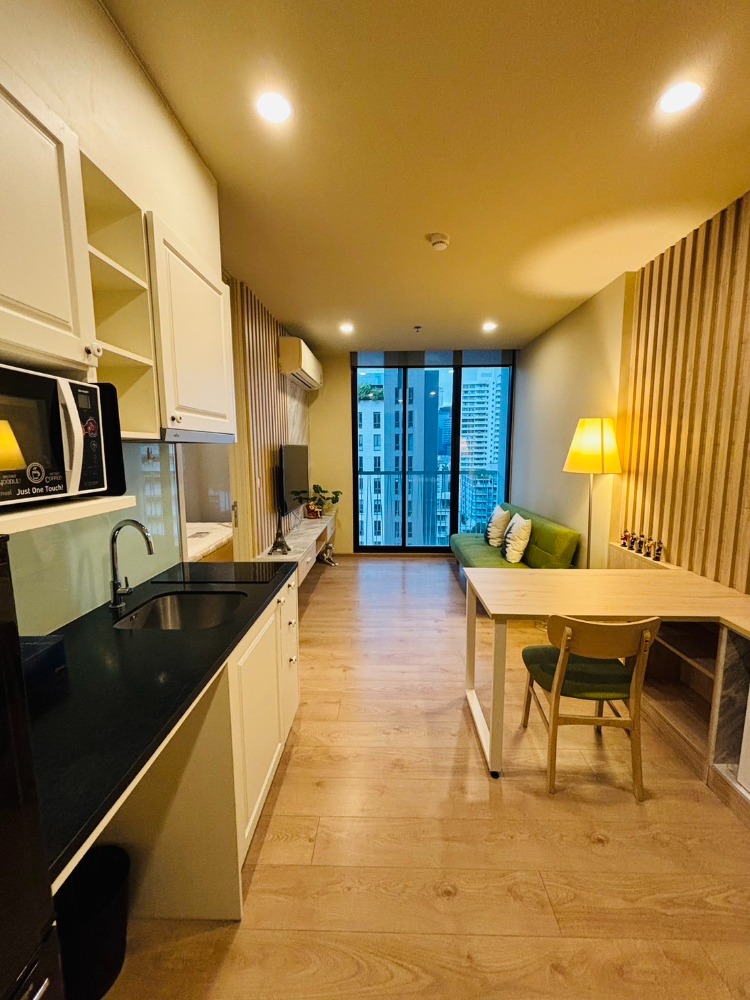 For RentCondoSukhumvit, Asoke, Thonglor : Condo for rent Noble Recole Sukhumvit19, 1 bedroom, beautiful room, fully furnished