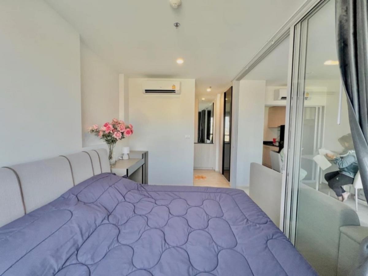 For RentCondoChaengwatana, Muangthong : 📍For rent: Niche Mono Chaengwattana (new room, fully furnished) next to the Pink Line BTS, rent 13,000 baht/month *Make an appointment to view the room every day* Property code: N513