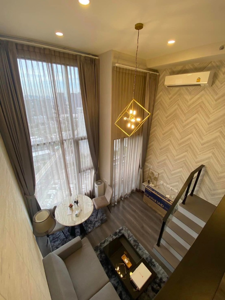 ให้เช่าคอนโดเกษตรศาสตร์ รัชโยธิน : Duplex Room ให้เช่าคอนโด knightsbridge space รัชโยธิน ห้องสวย ชั้นสูง ทำเลดีิ line:@ynv1923x