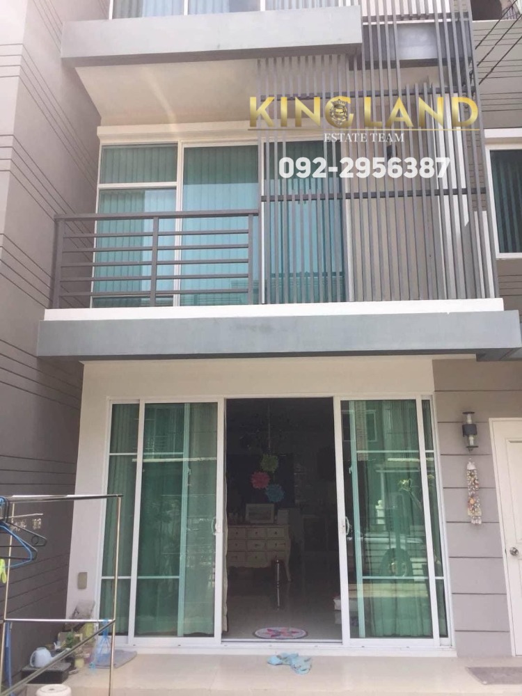 For RentTownhousePattanakan, Srinakarin : 🏠#Townhouse for rent, 3 floors, Town Avenue Rama 9, Town Avenue Rama 9 in Sansiri project, size 168 sq m., 2 bedrooms, 3 bathrooms, with built-in kitchen, good location on the Rama 9 area