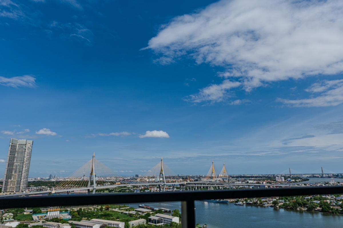 ขายคอนโดพระราม 3 สาธุประดิษฐ์ : ห้องใหม่ สวยมาก  วิว 2 ด้าน City & River สะพานภูมิพล Ownerไม่ได้อยู่ Udelight Riverfront Rama 3