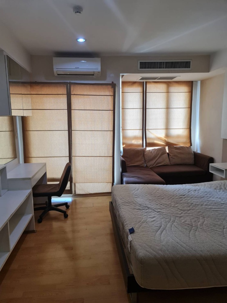 For RentCondoRamkhamhaeng, Hua Mak : Condo for rent, Inspire ABAC-Rama 9, Ramkhamhaeng 24, near ABAC University, near Makro Ram 24, 12th floor, size 29 sq m., 1 bathroom, 1 air conditioner.