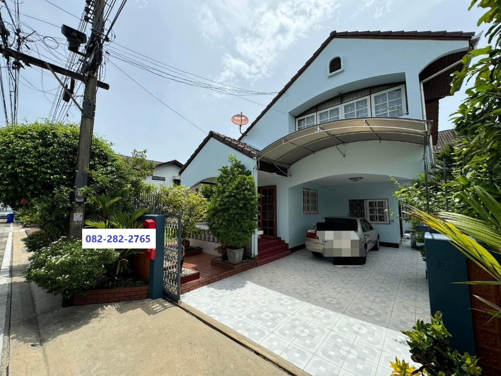 For SaleHouseSamut Prakan,Samrong : Free transfer 96 sq m, 3 bedrooms, 2 bathrooms, 2-storey detached house, Thepha Niwet, Theparak 108