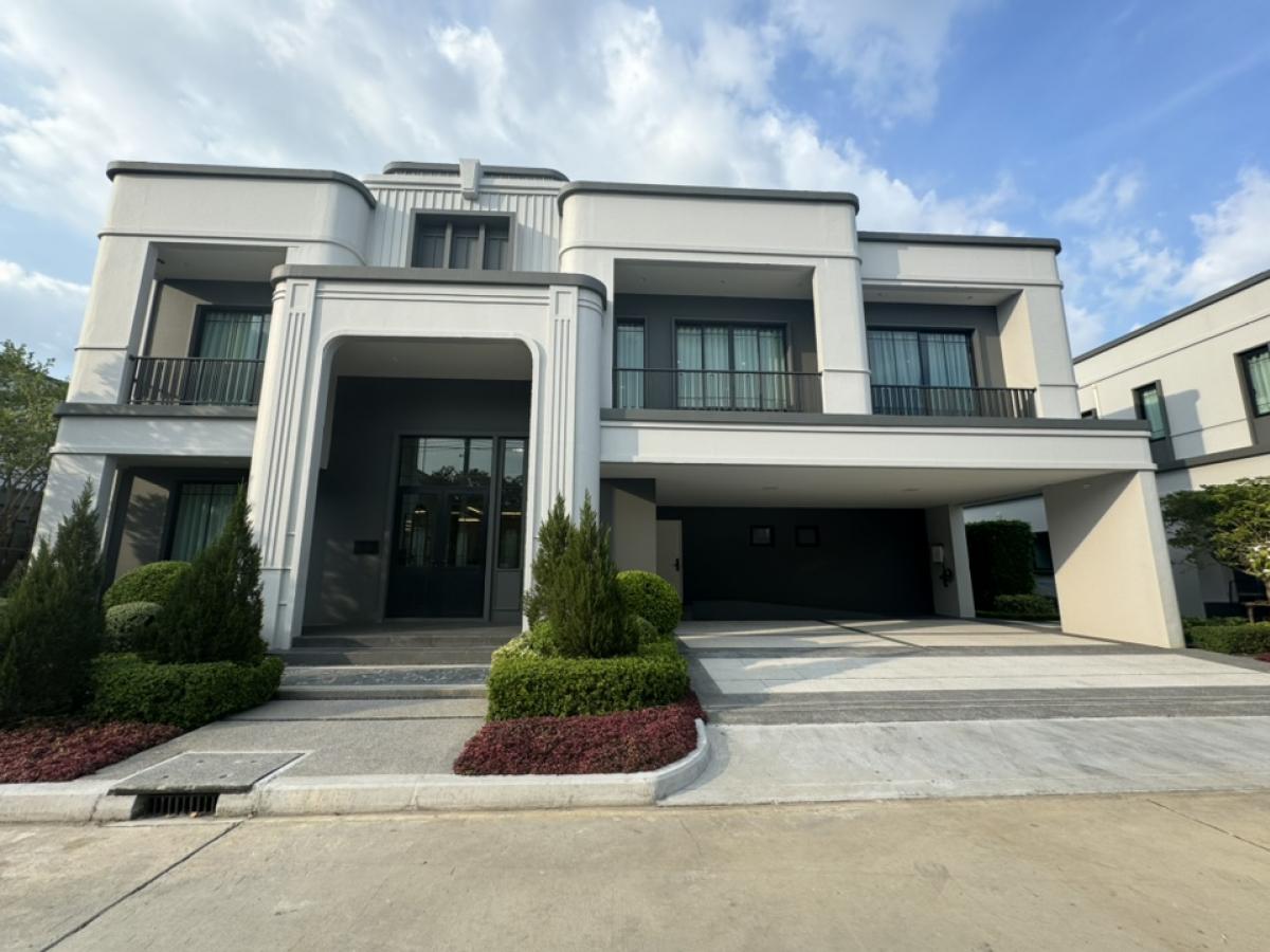 ขายบ้านเลียบทางด่วนรามอินทรา : #บ้านผ่อนตรง #Readytomove Selling : Modern Luxury House With Full Full Furnitures In Ramintra , 5 Beds 6 Bath , 2 Storeys , 105 sqw , 424 sqm 🔥🔥Selling Price : 37,000,000 THB🔥🔥𝗪𝗲 𝗮𝗿𝗲 𝗝𝘂𝘇𝗺𝗮𝘁𝗰𝗵 𝗣𝗮𝗿𝘁𝗻𝗲𝗿 , 𝗪𝗶𝗹𝗹 𝗵𝗲𝗹𝗽 𝘆𝗼𝘂 𝘁𝗼 𝗴𝗲𝘁 𝘁𝗵𝗲 𝗵𝗼𝘂𝘀𝗲 𝗲𝗮𝗿𝗹𝗶𝗲𝗿 ✌🏻𝗠𝗼𝗿𝗲 𝗜𝗻𝗳𝗼𝗿𝗺𝗮