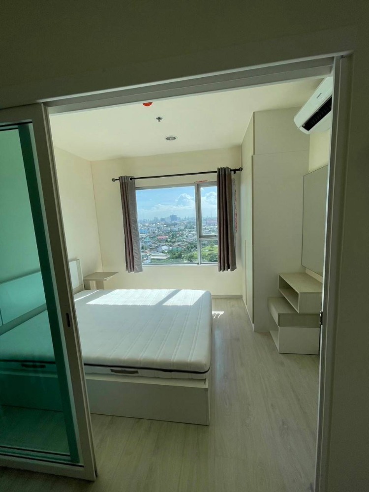 For SaleCondoBang Sue, Wong Sawang, Tao Pun : Great View, Quiet, and Affordable! Condo for Sale at Aspire Ratchada – Wongsawang Area: 26.12 sqm, 21st Floor, directly next to the Purple Line MRT Station, Wongsawang Station