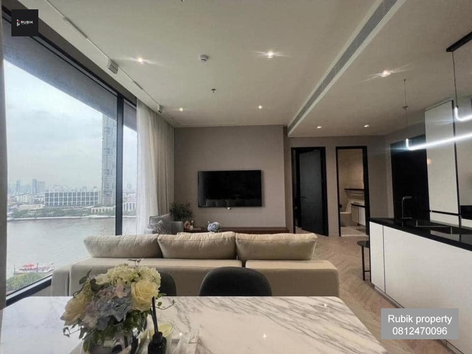 ให้เช่าคอนโดวงเวียนใหญ่ เจริญนคร : 🌟 For Rent: Spacious 2-Bedroom Condo at Chapter Charoennakorn Riverside 🌟 (RB314)